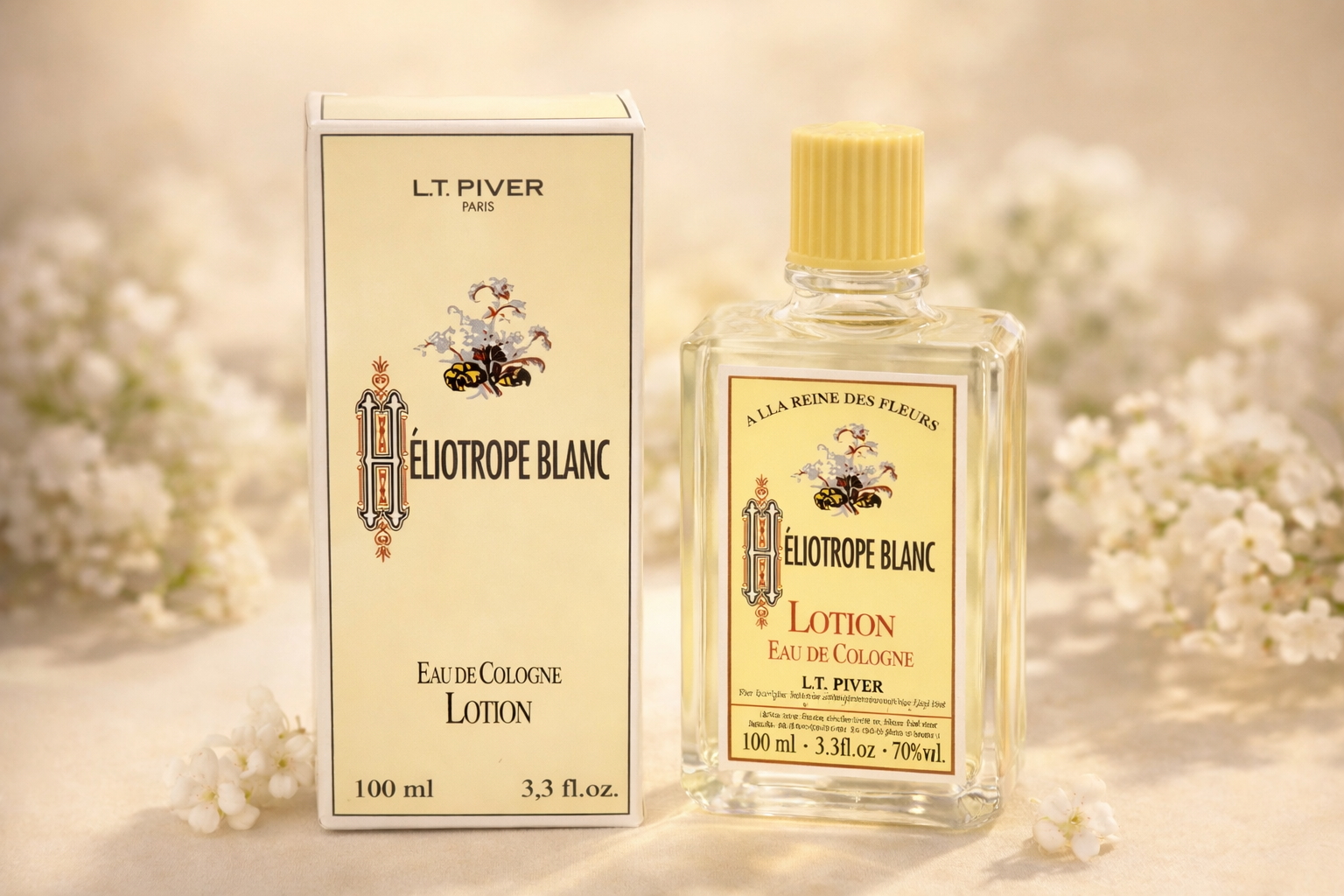 Lotion Héliotrope Blanc L.T. Piver 100 ml – Eau de Cologne