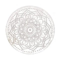 Plaque de Rechargement en Sélénite – Mandala 10 cm
