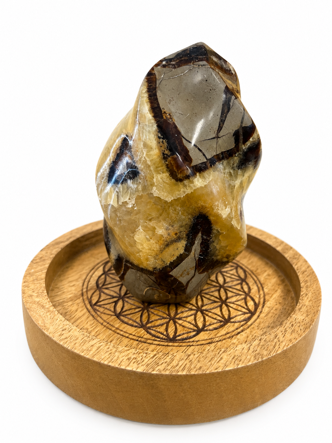 Flamme de Septaria naturelle – Pièce unique – 815 g