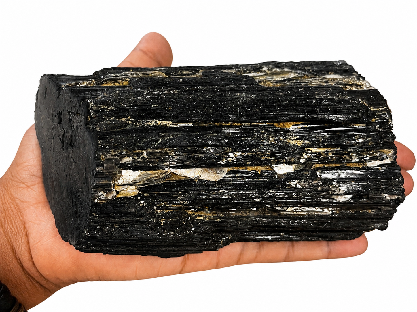 Tourmaline noire brute – Grande pièce naturelle – 976 g