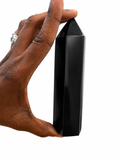 Pointe de Tourmaline noire naturelle – Obélisque poli – Pièce unique 386 g