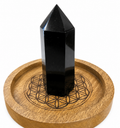 Pointe de Tourmaline noire naturelle – Obélisque poli – Pièce unique 365 g