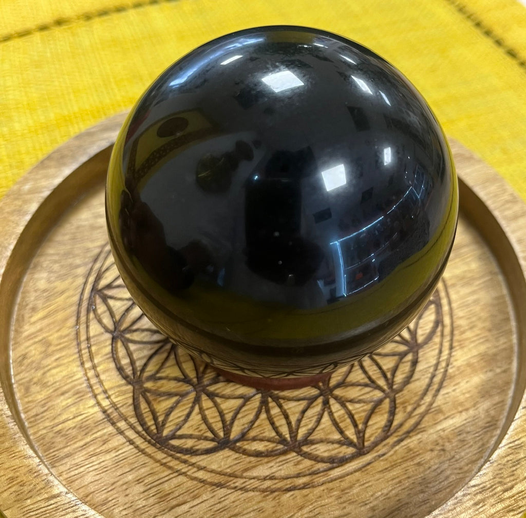Sphère en Tourmaline noire naturelle – Pièce unique – 639 g