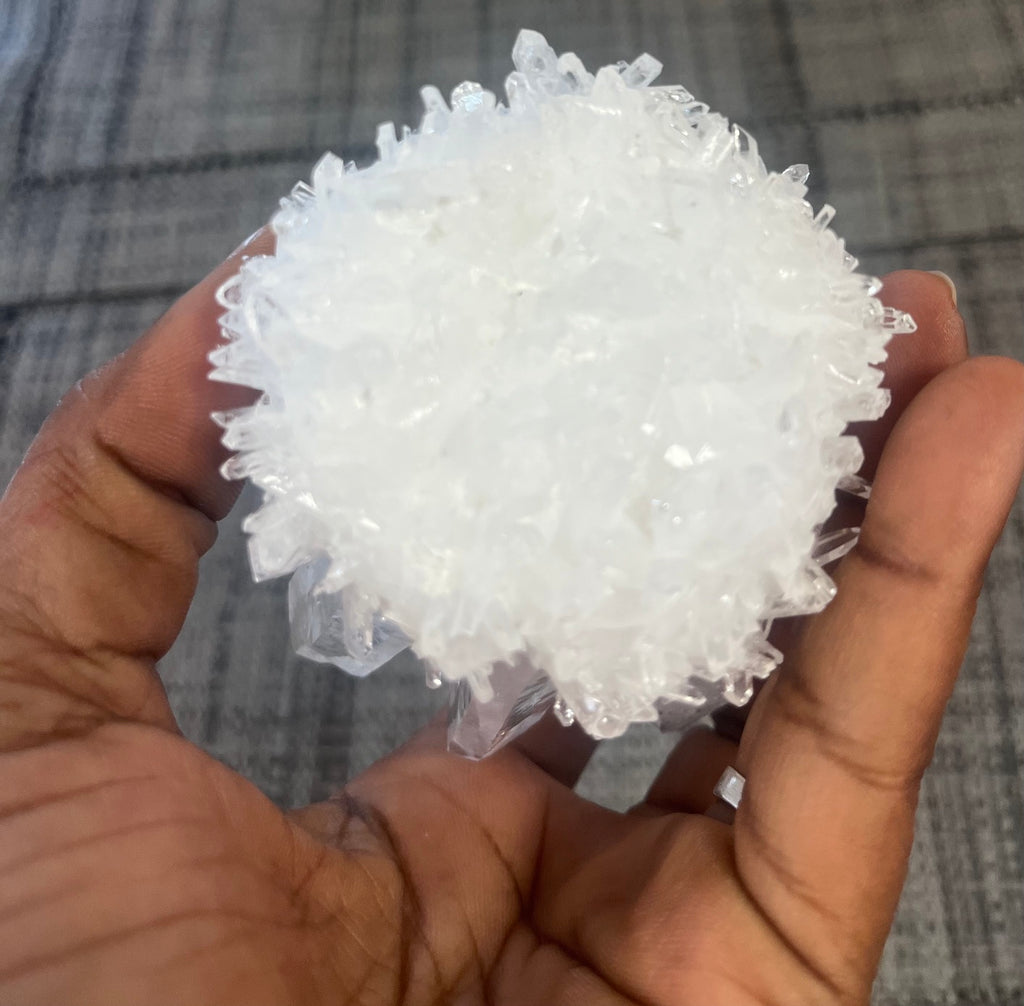 Druse de Cristal de Roche naturel – Bouquet de pointes de Quartz – Pièce unique ✨