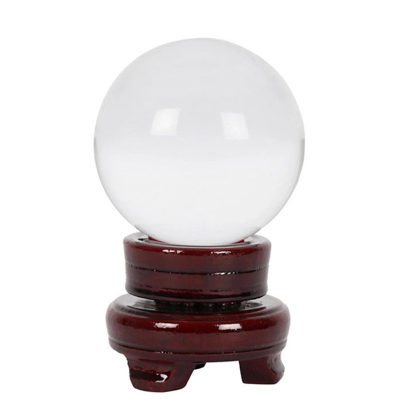 Boule de cristal 10 cm avec support – Ésotérisme & spiritualité