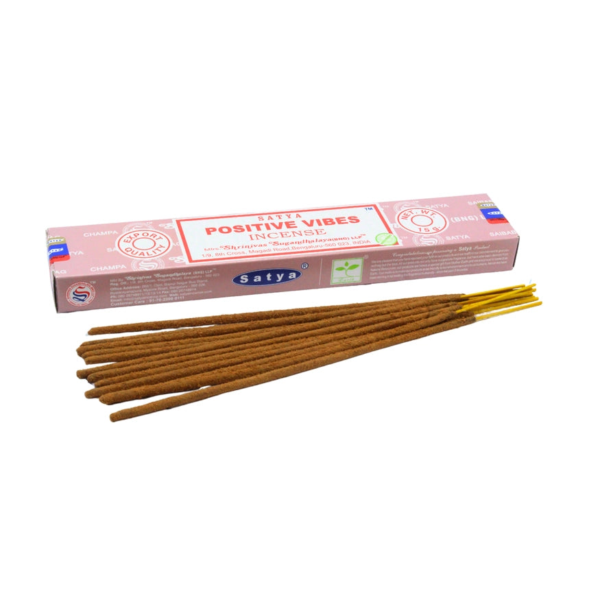Encens Satya en bâtons – Lots panachables (3, 5 ou 10 boîtes)