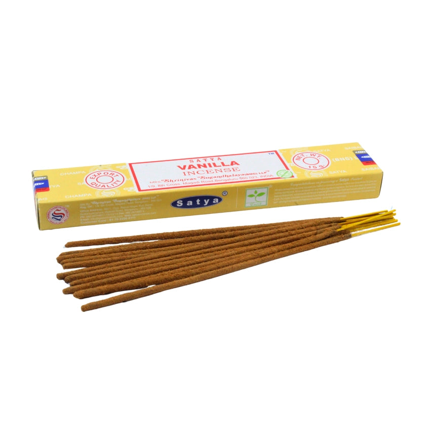 Encens Satya en bâtons – Lots panachables (3, 5 ou 10 boîtes)
