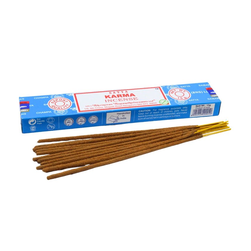Encens Satya en bâtons – Lots panachables (3, 5 ou 10 boîtes)
