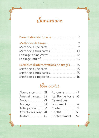 Les Clés du Destin – Coffret Oracle 52 cartes